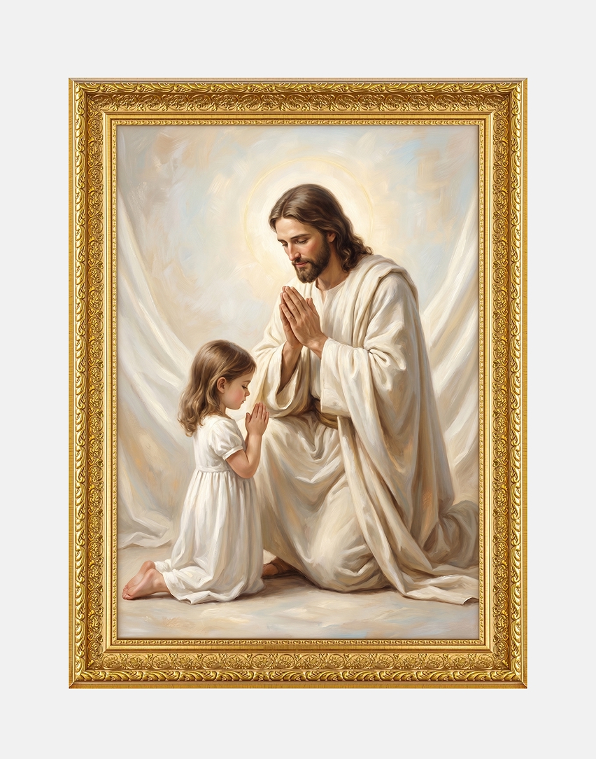 creationMaisonEpopee-016 1 La Petite Fille et le Christ – Image 1